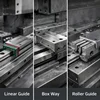 راهنماهای حرکتی در CNC (Linear Guide، Box Way و …)