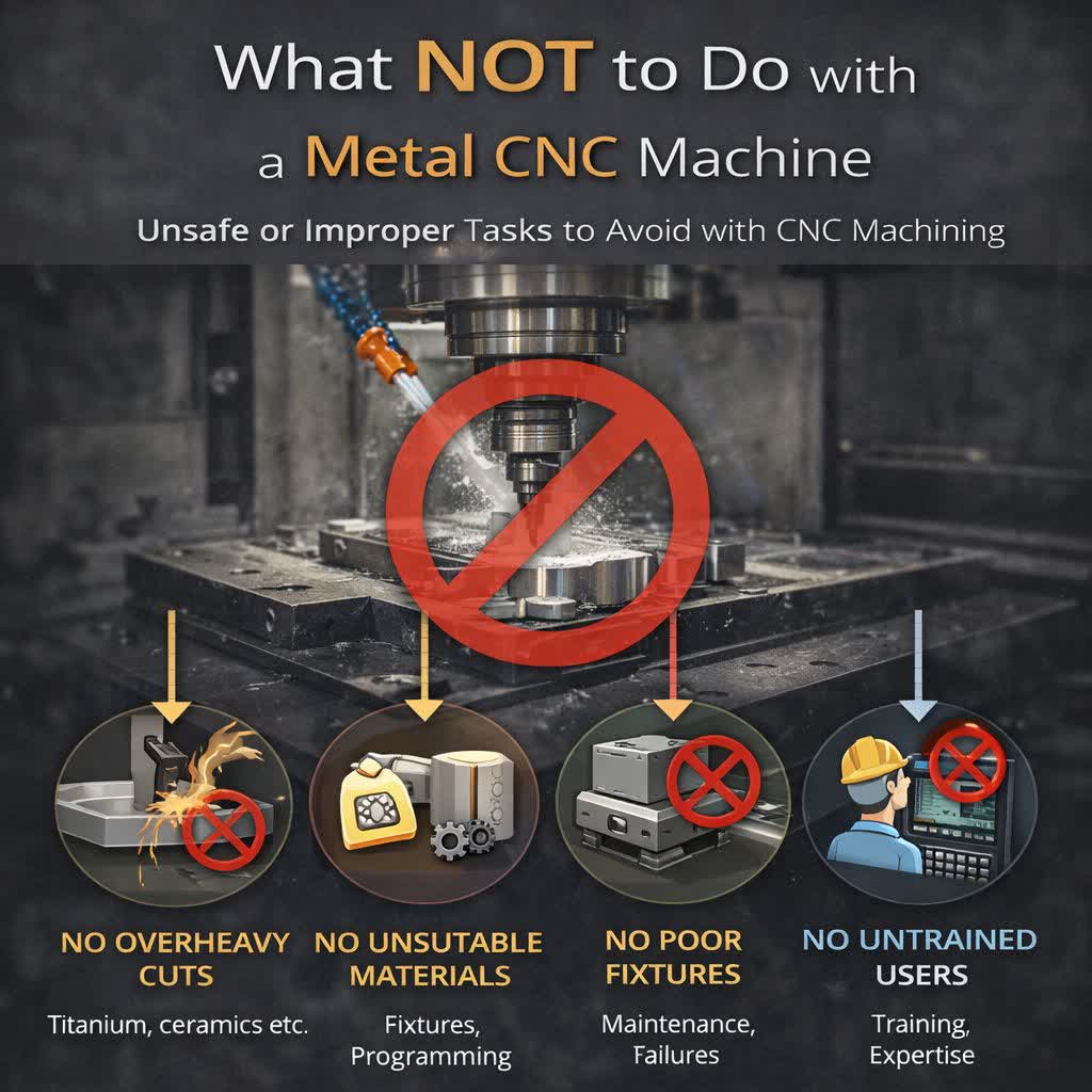 اشتباهات رایج در استفاده و نگهداری دستگاه CNC فلز