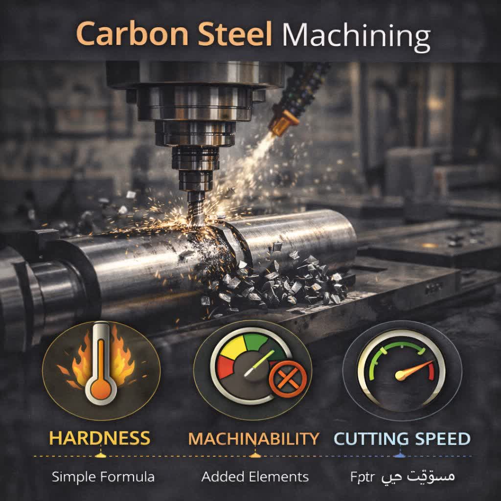 فولاد کربنی چیست و چگونه ماشینکاری می‌شود؟