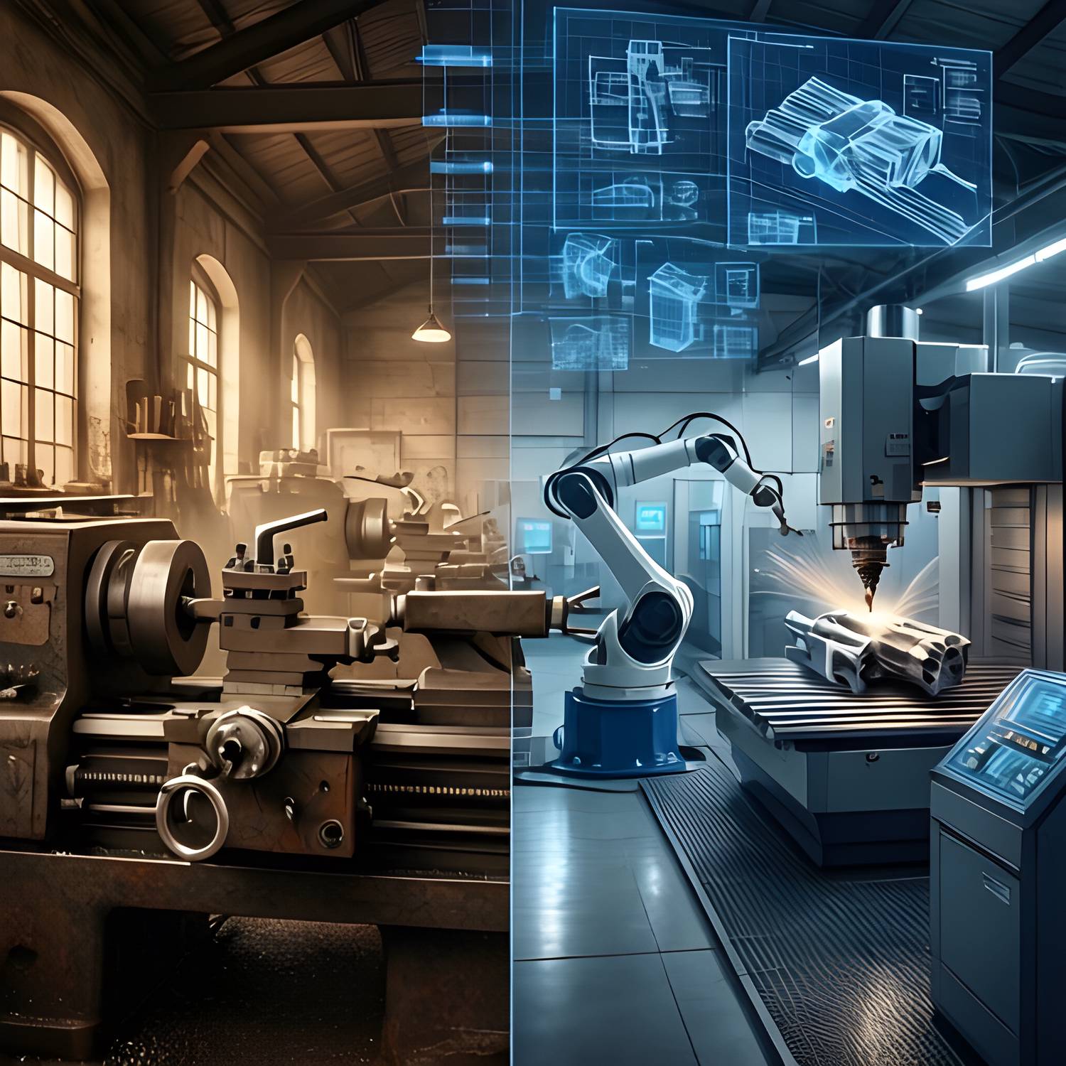 تاریخچه CNC و تحول ماشینکاری فلزات