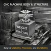 چرا وزن و ساختار بدنه دستگاه CNC مهم است؟ (نگاه مهندسی)
