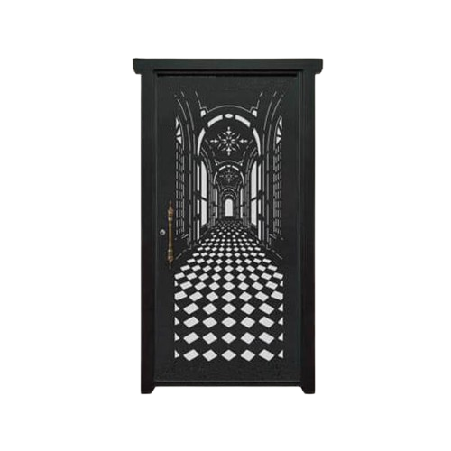 درب CNC تک‌لنگه نفر مدل SS37 طرح سه بعدی