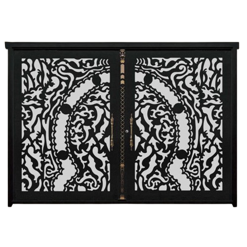 درب پارکینگی فلزی لیزری CNC مدل DS31