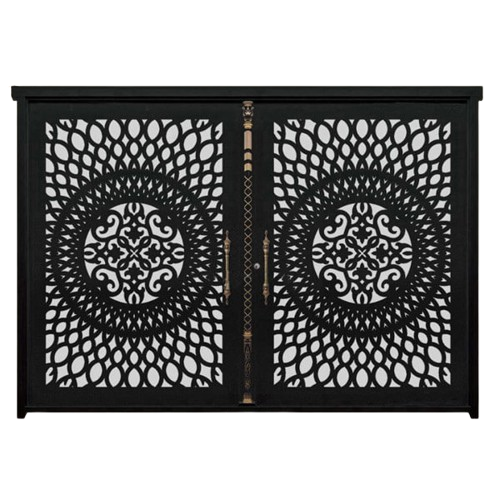 درب پارکینگی فلزی لیزری CNC مدل DS40