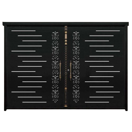 درب پارکینگی CNC مدل DS5 – ترکیب مدرن خطی با تزئینات کلاسیک